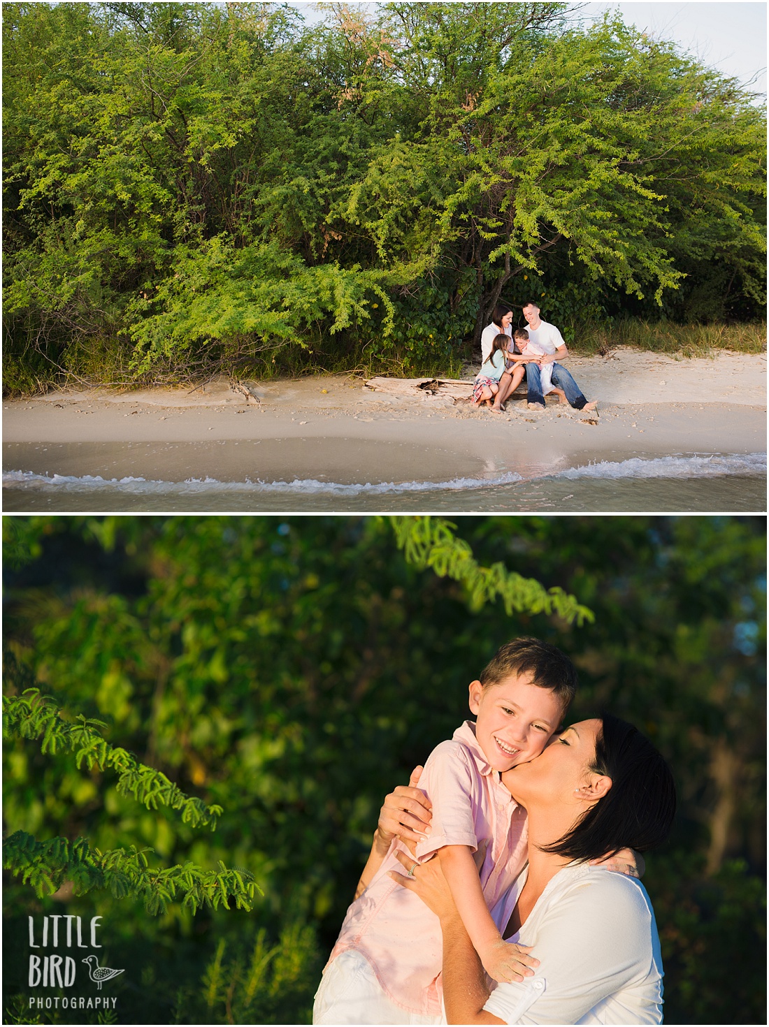 family beach photo session hickam