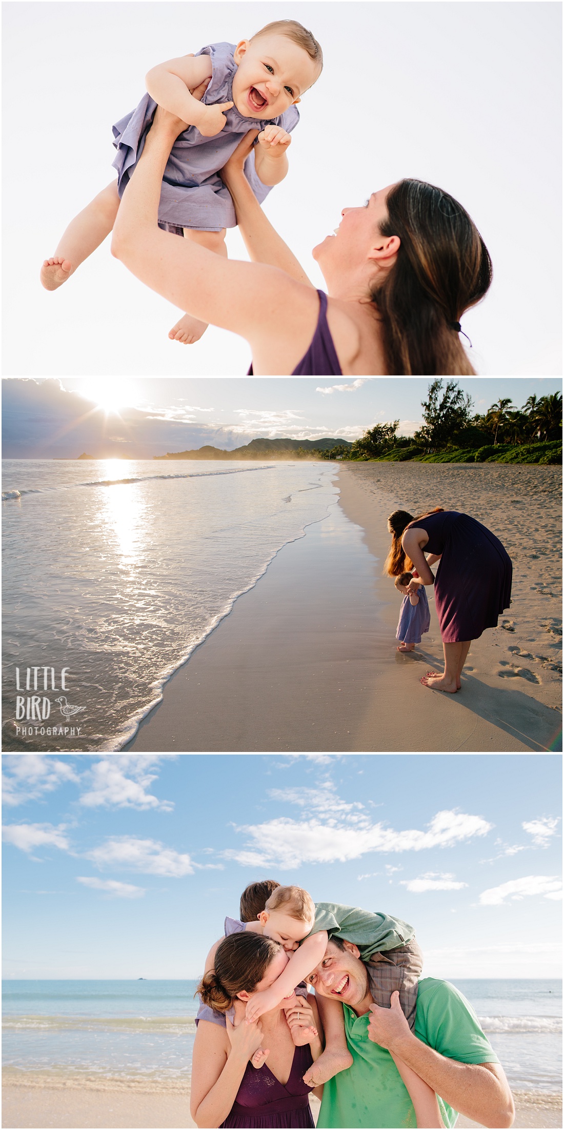 family portraits on kailua beach