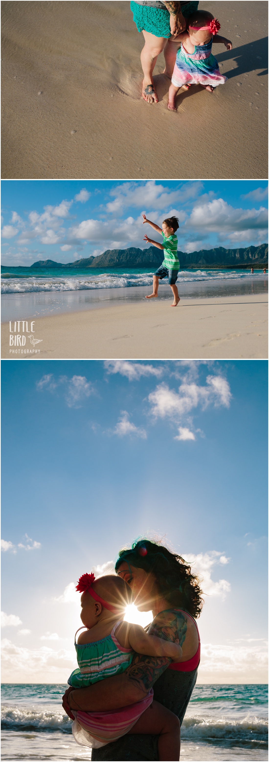 childrens family portraits in oahu