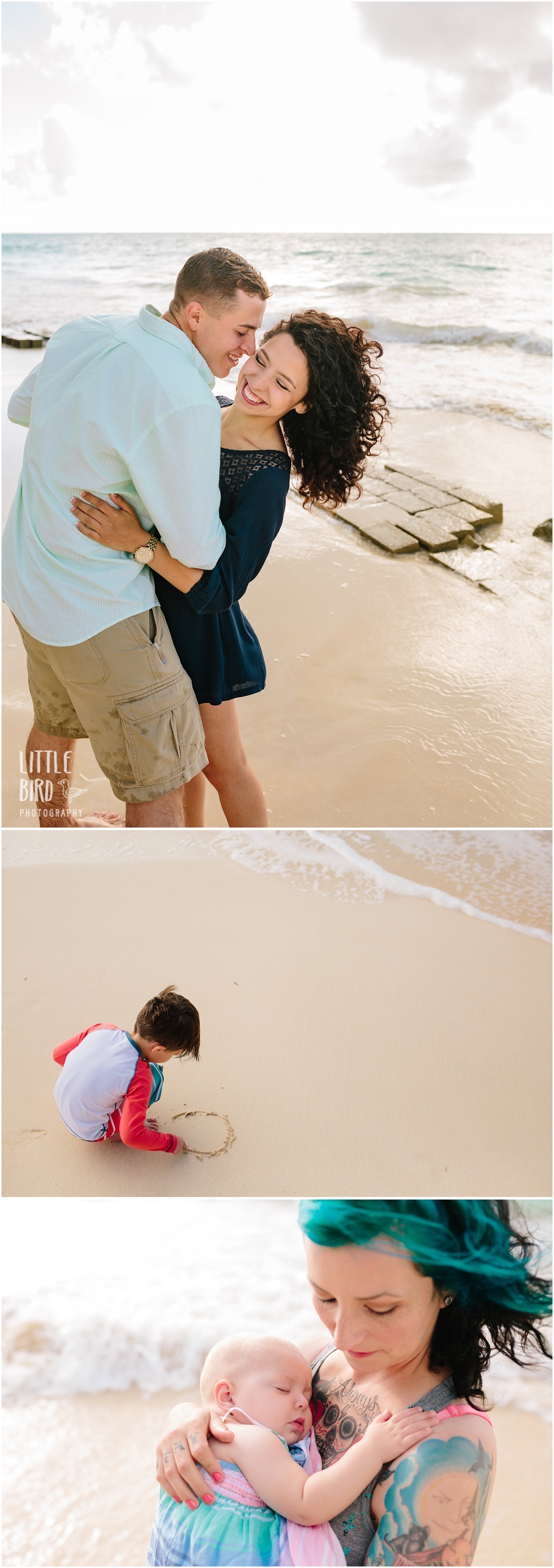 couple portraits at bellows beach