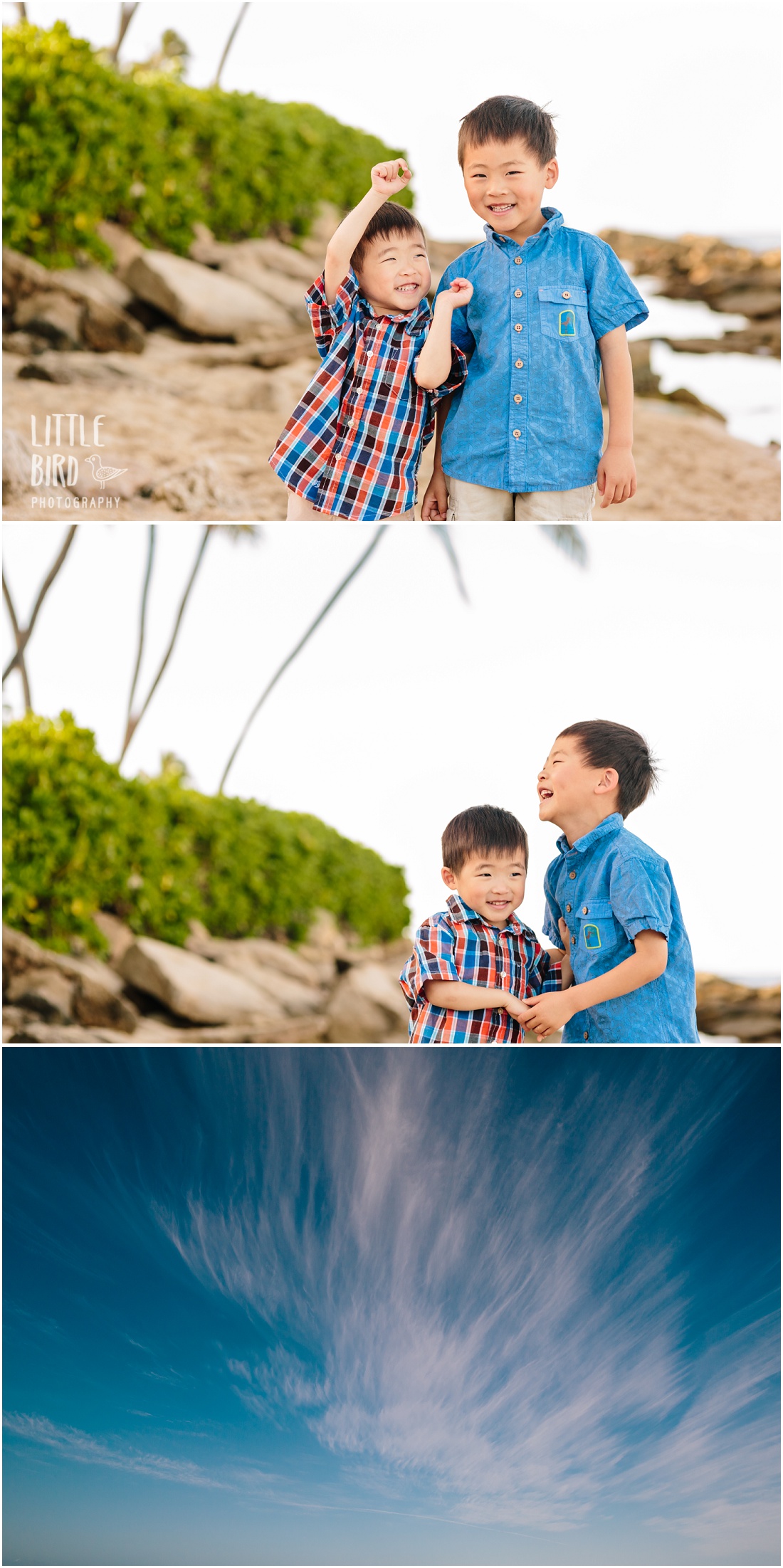 brothers playing at pardise cove in koolina oahu