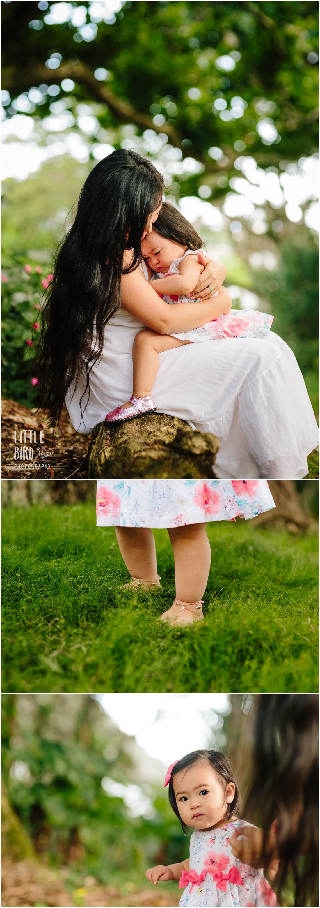 beautiful mom and daugther portraits in Nuuanu hawaii