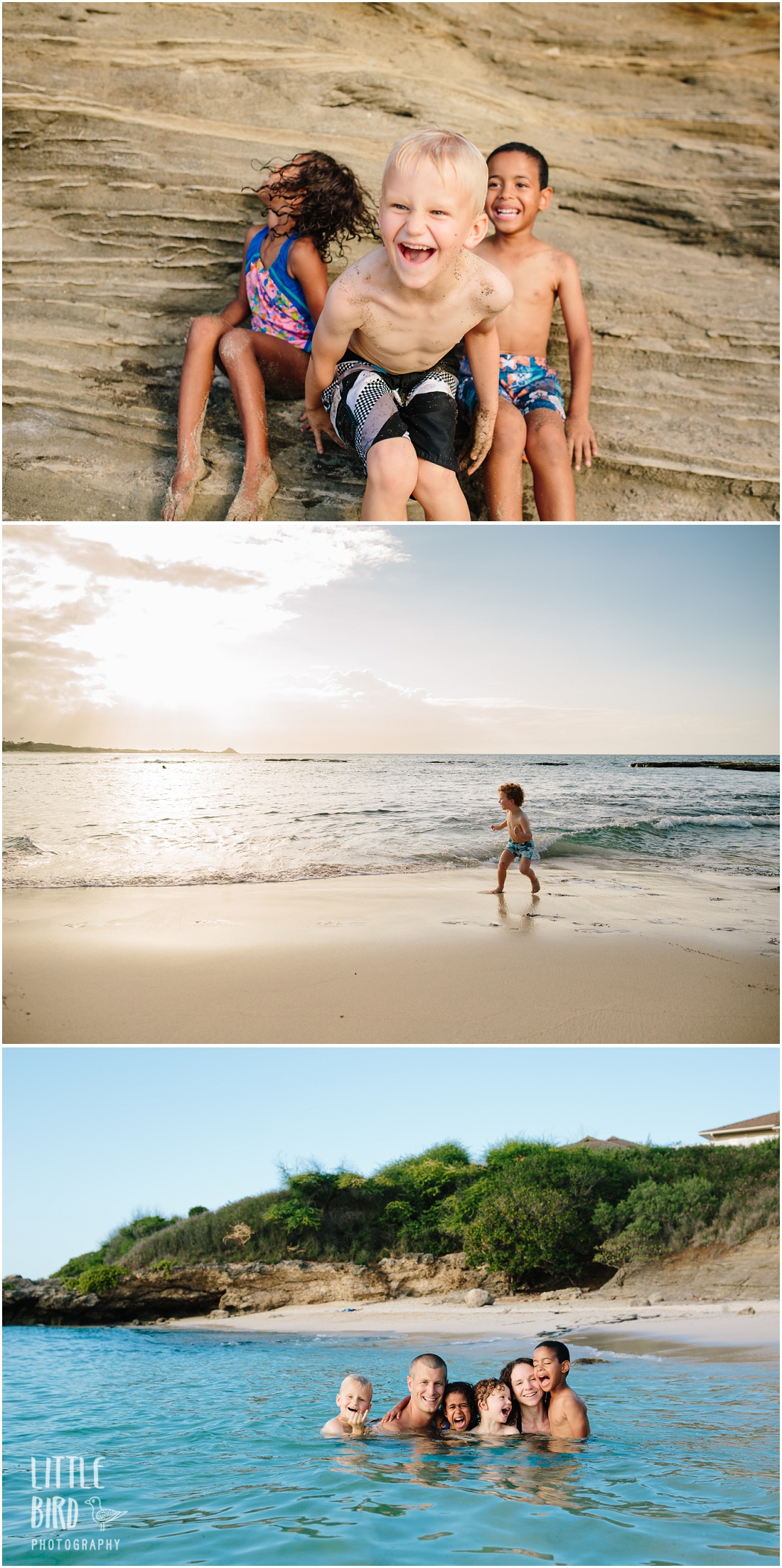 fun family photography at kaneohe marine corp base