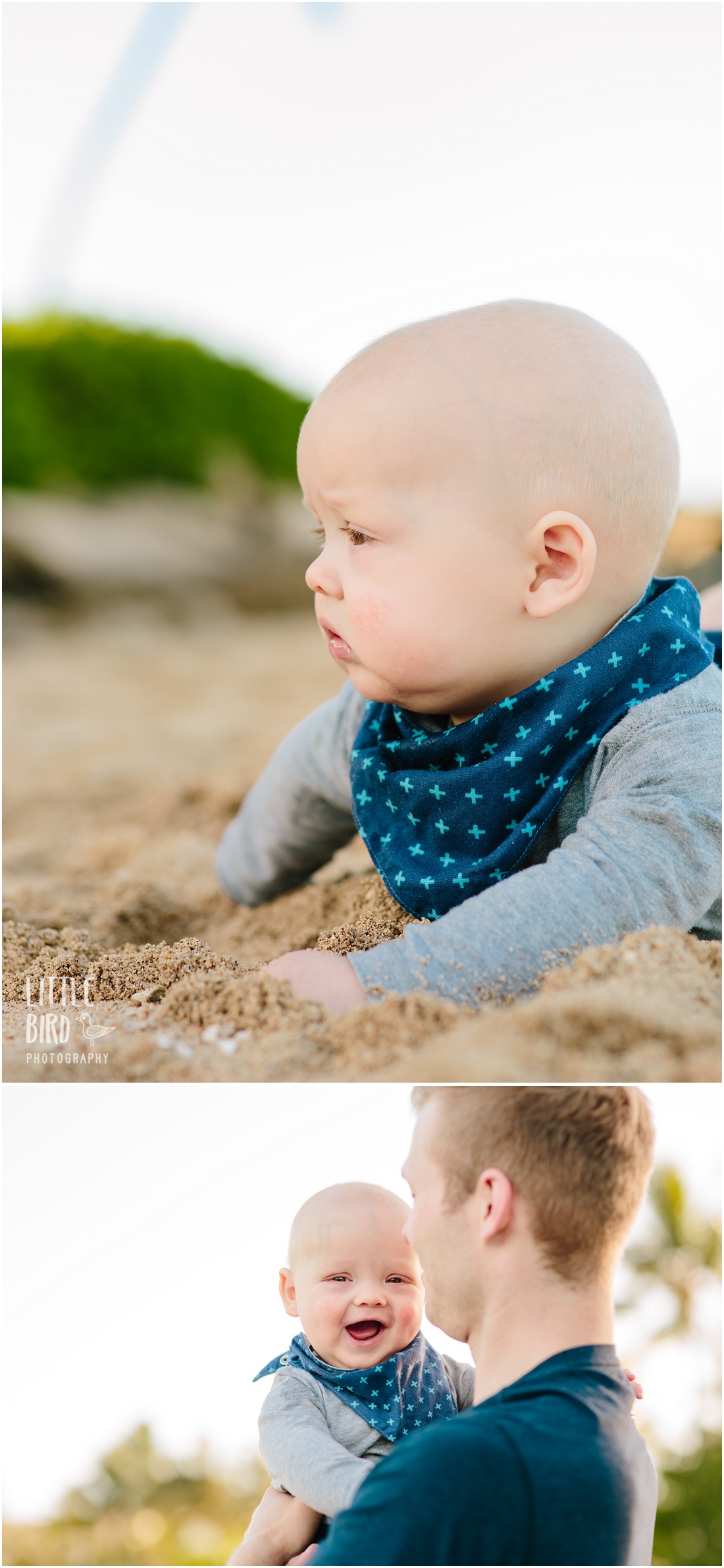 oahu baby portraits on the beach