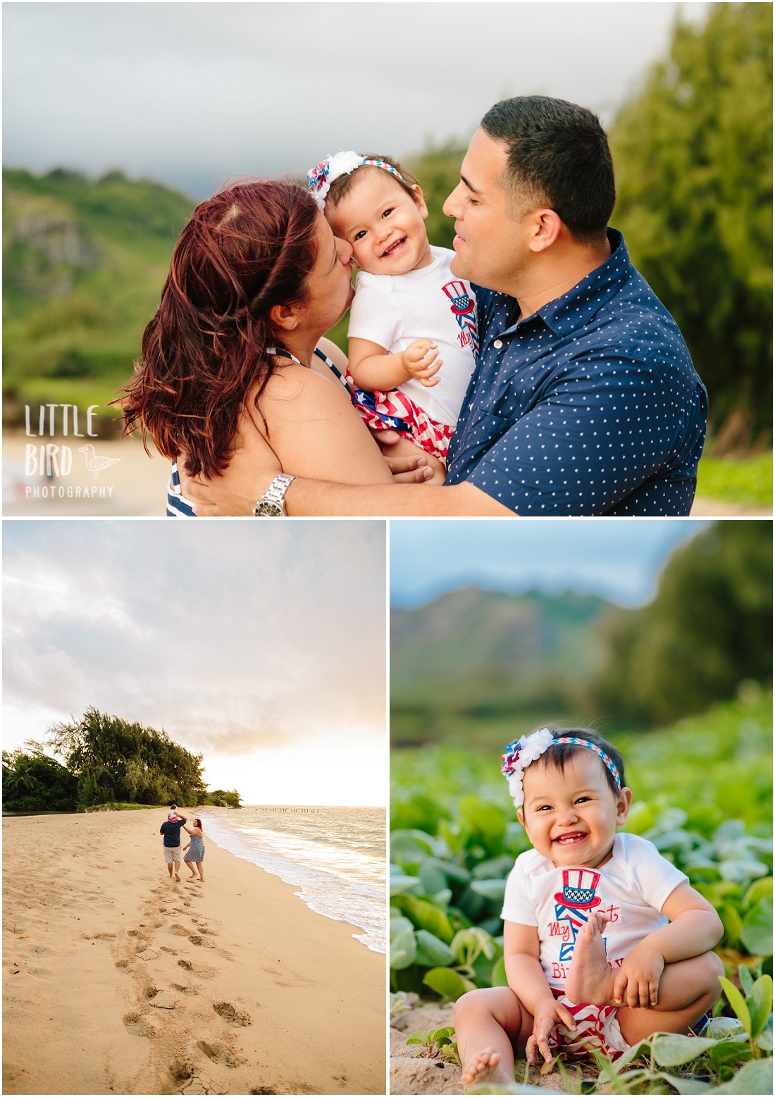 baby photography at the beach in oahu