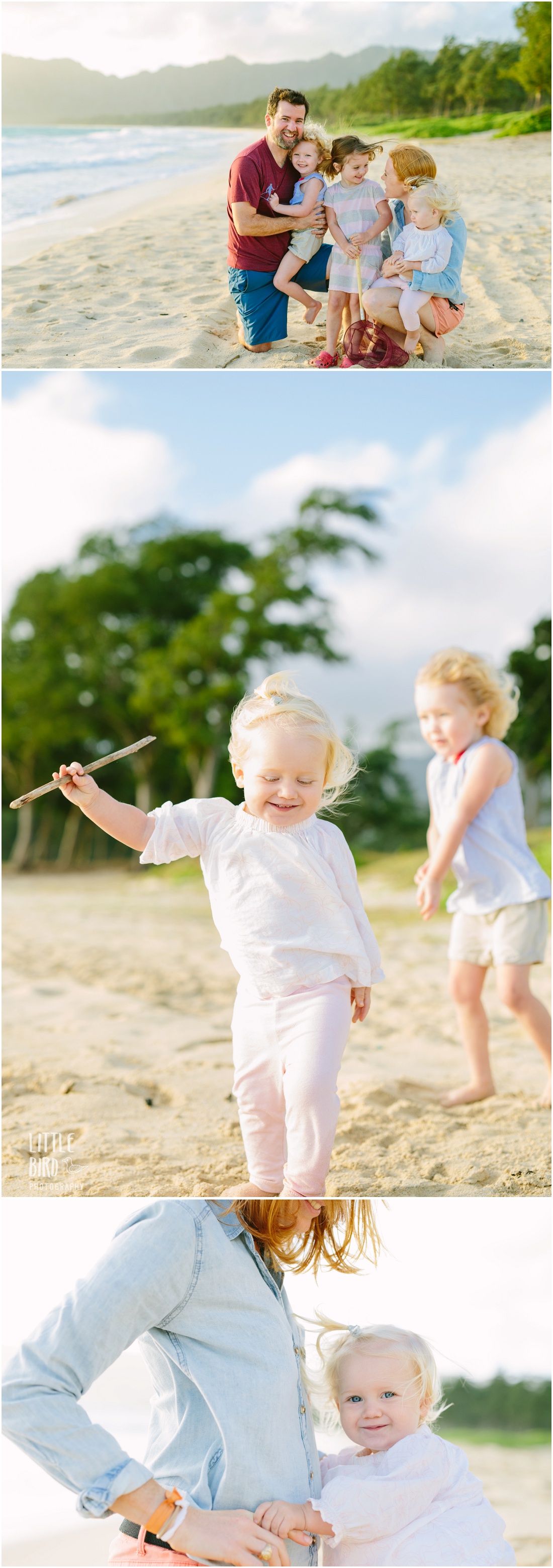 oahu family lifestyle photography at the beach