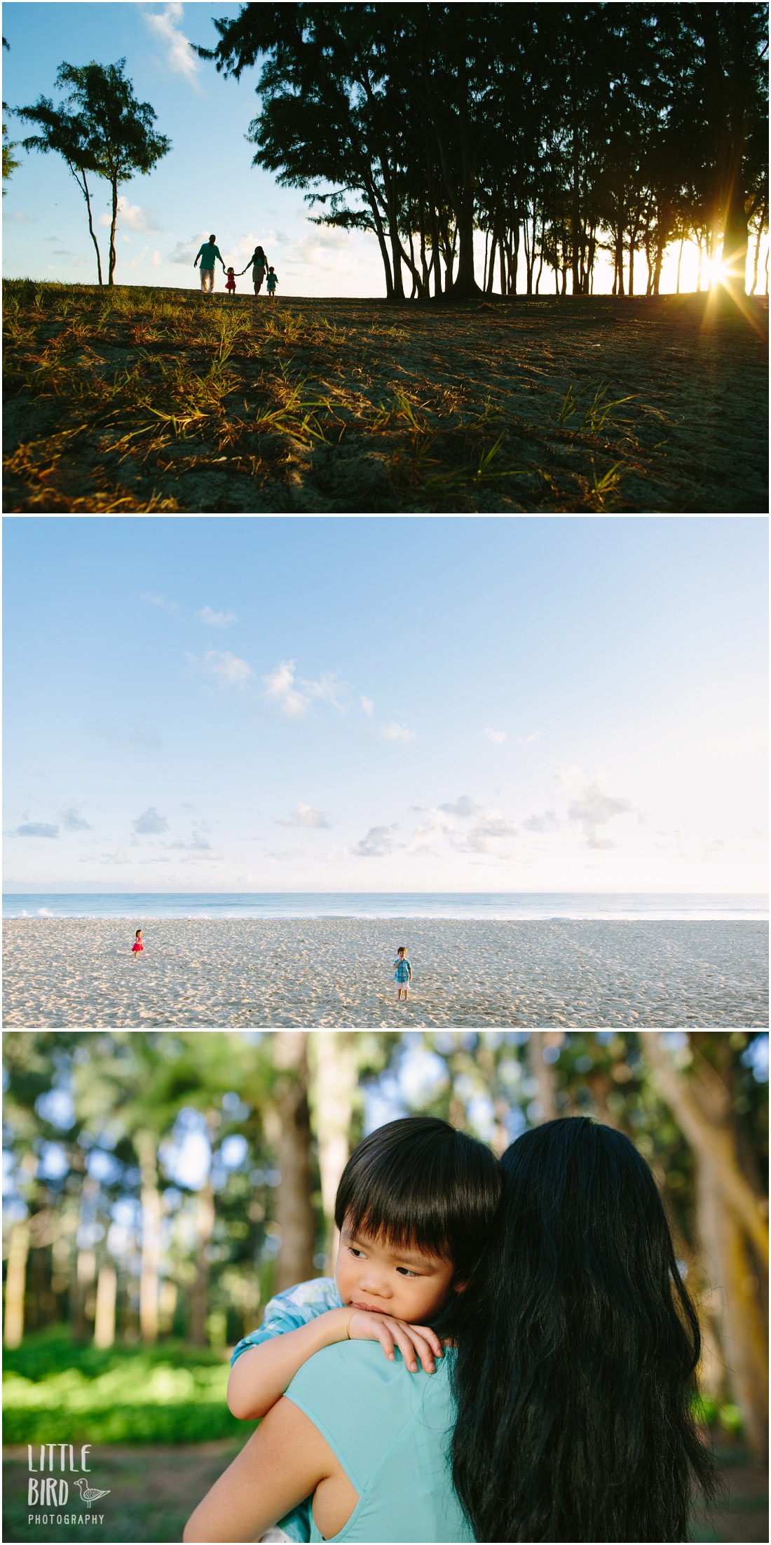 family photos at kailua beach