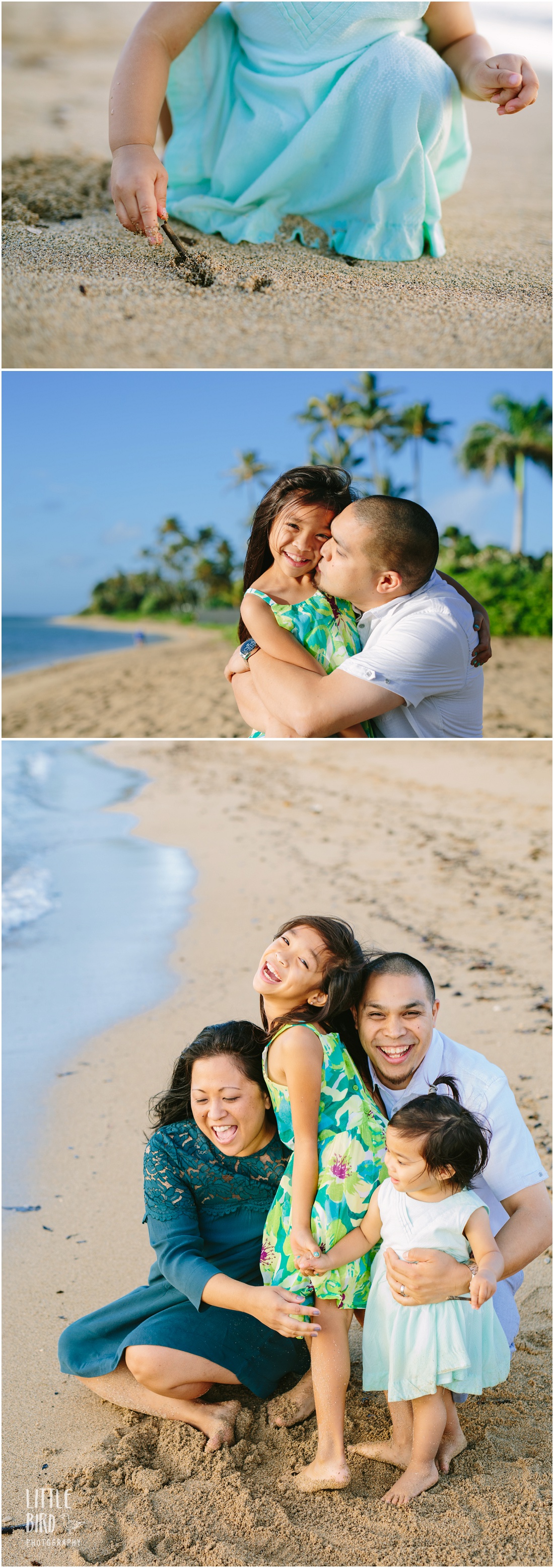 family beach photography in oahu