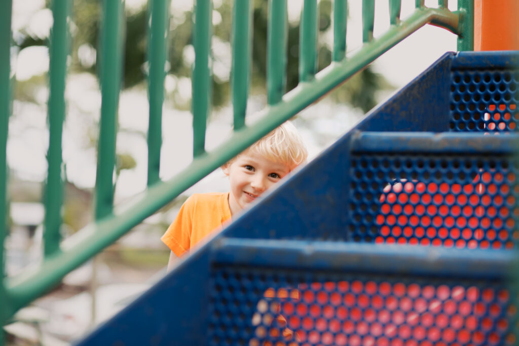 Before the upgrades — the old playgrounds that dotted Oʻahu for decades, sturdy but identical as copy-paste memories