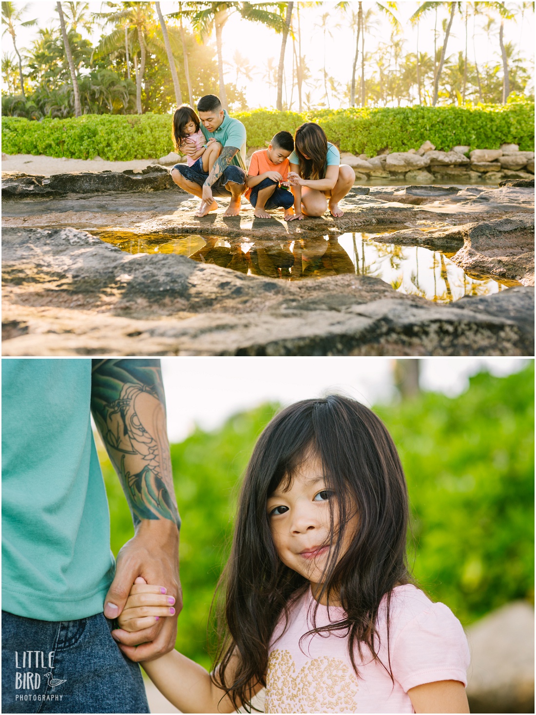 family portraits at koolina lagoons in oahu
