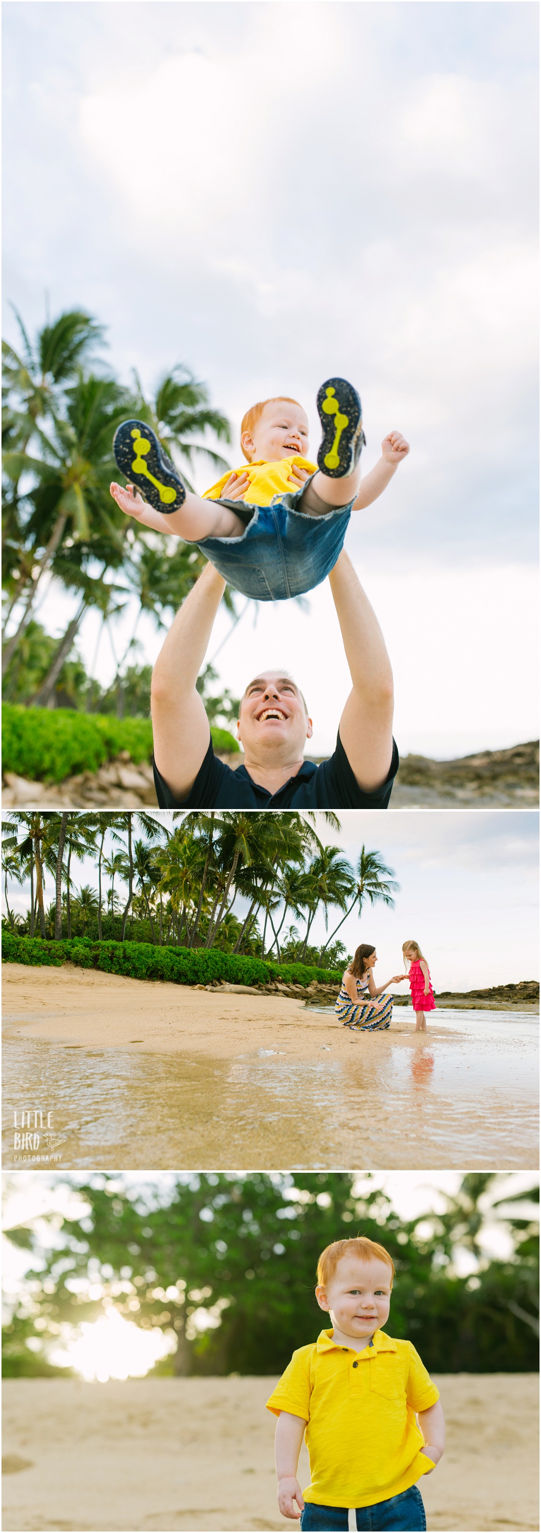 family-beach portraits honolulu hawaii