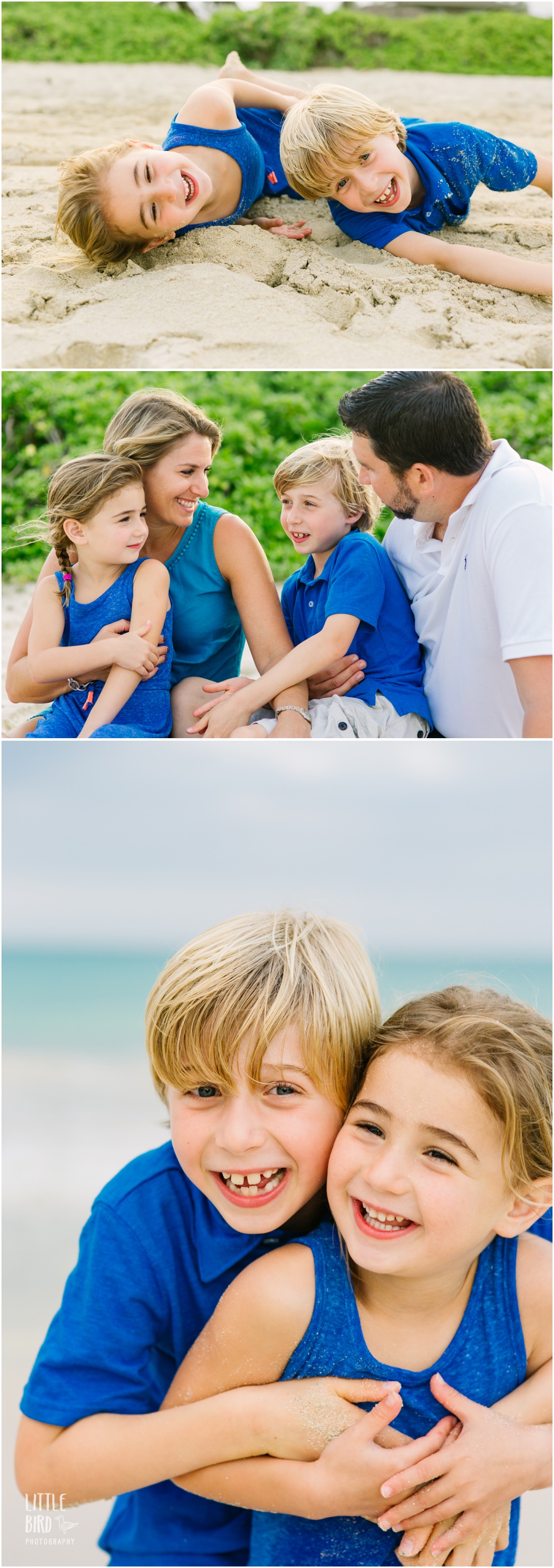 family portraits at the best family beach on oahu