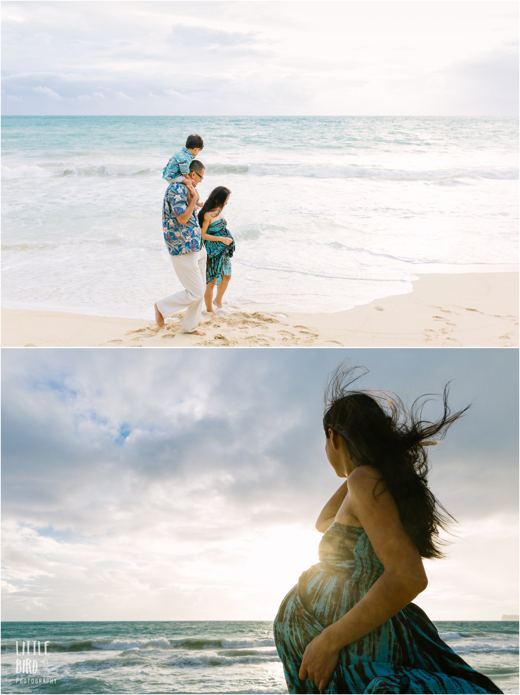 oahu maternity photographer waimanalo beach