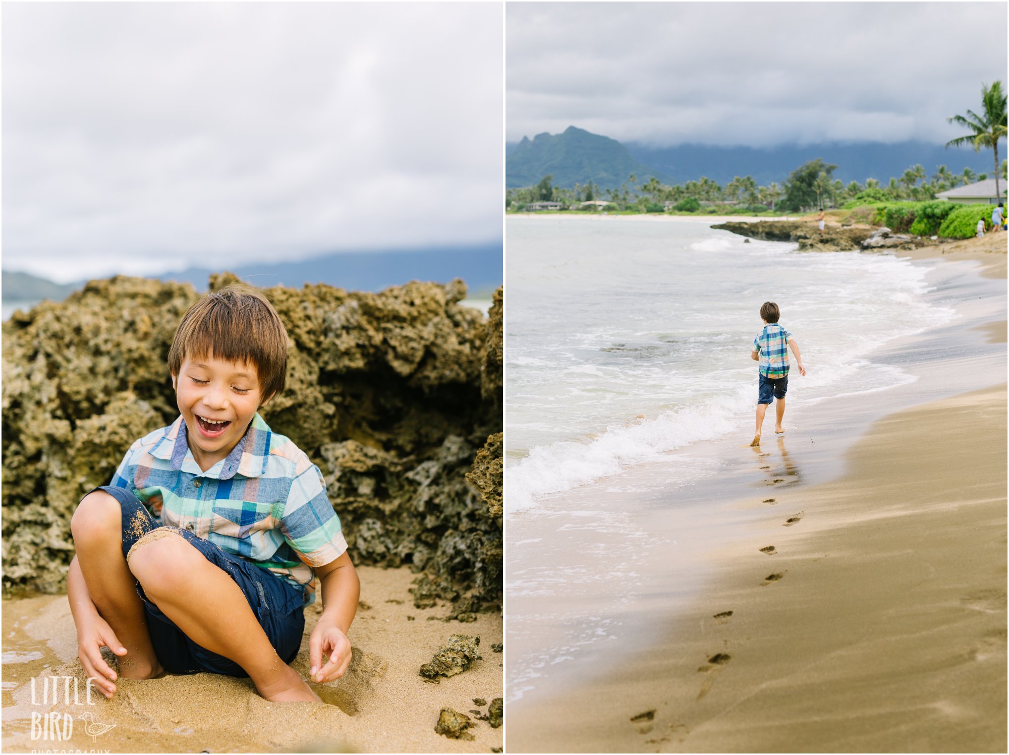 oahu fun family beach photography