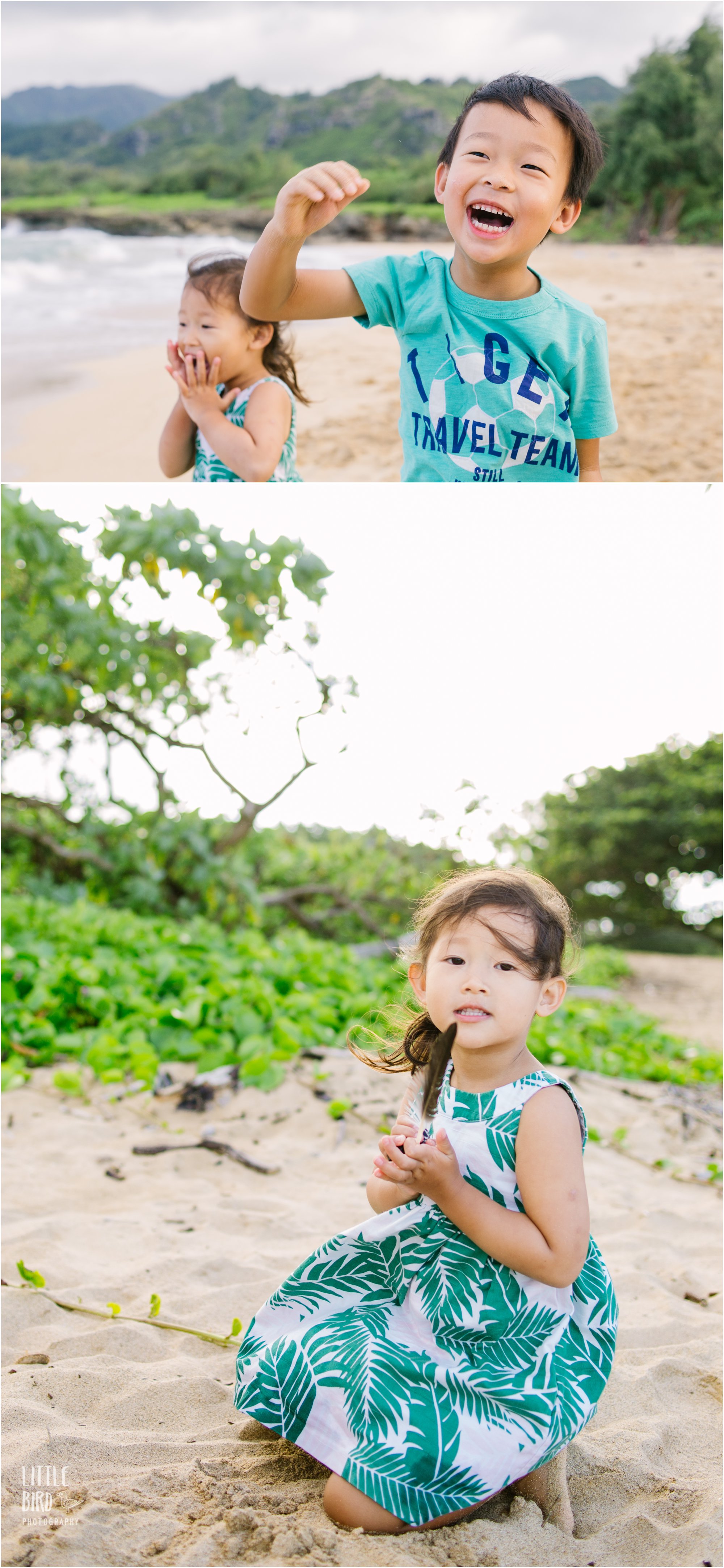 hawaii childrens portraits laie beach