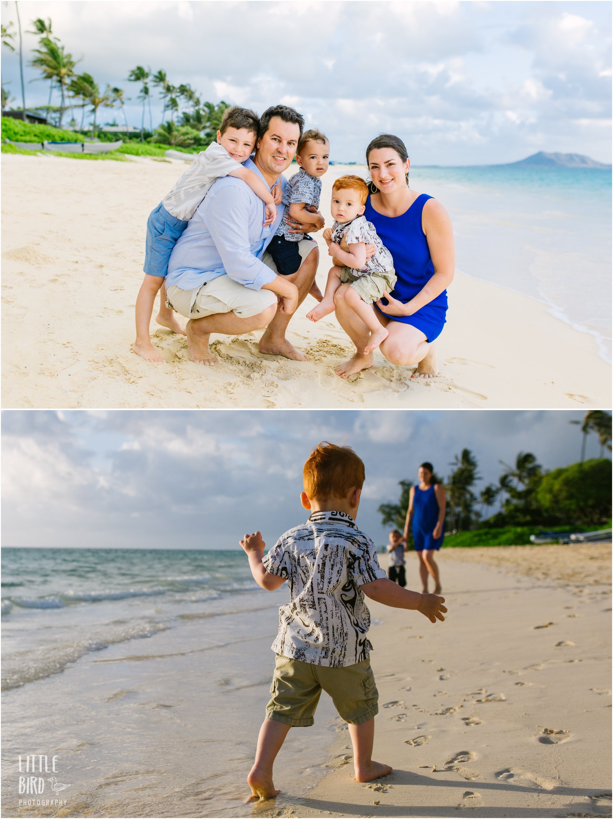 oahu family beach portraits lanikai