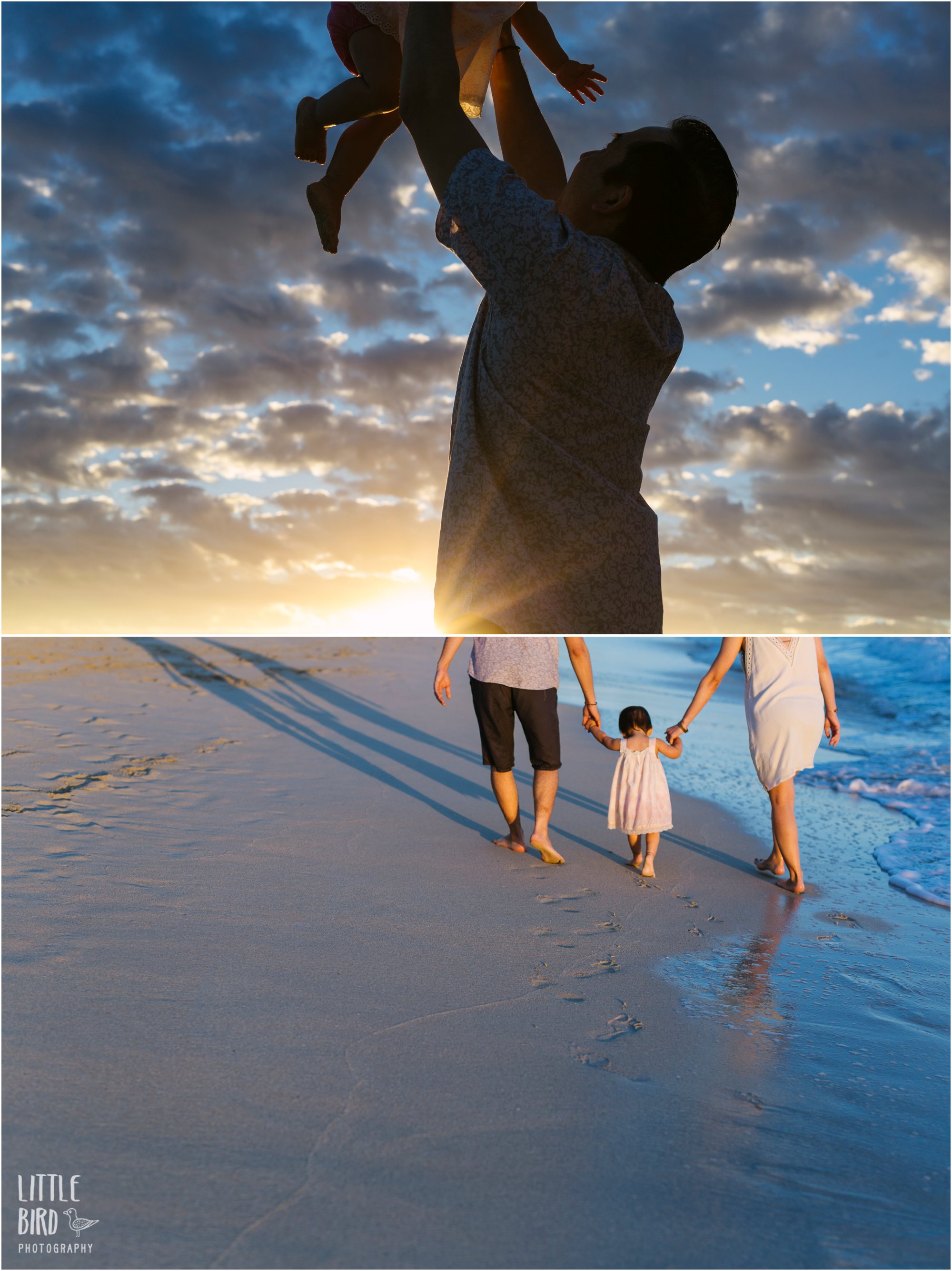 kailua beach family photography at sunrise