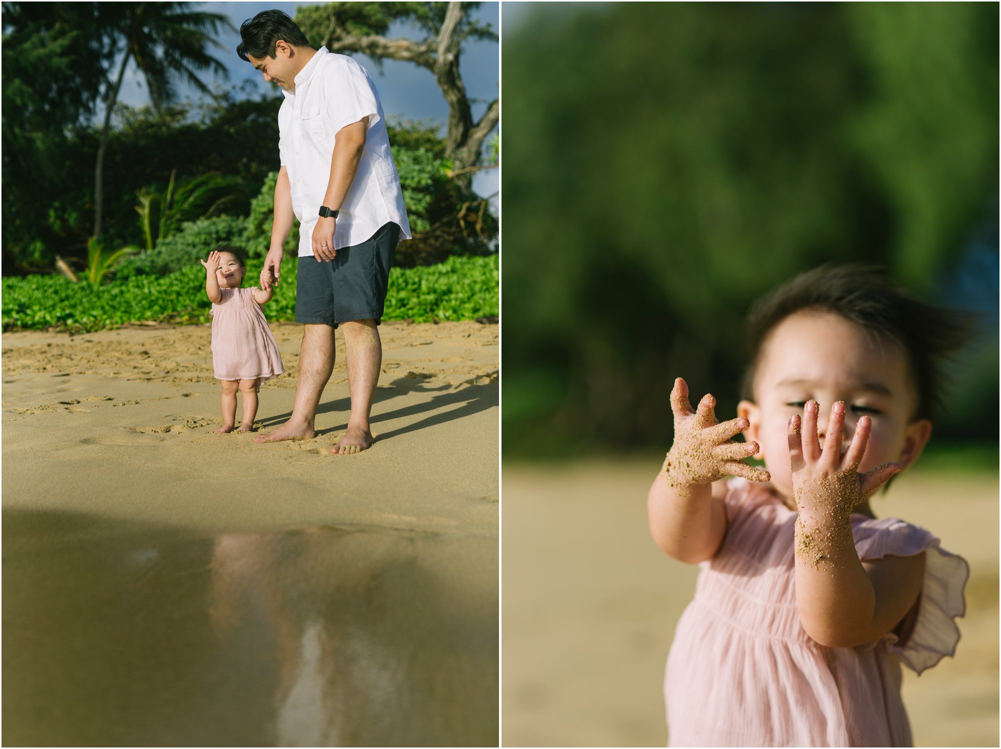 family photographer at laie beach park