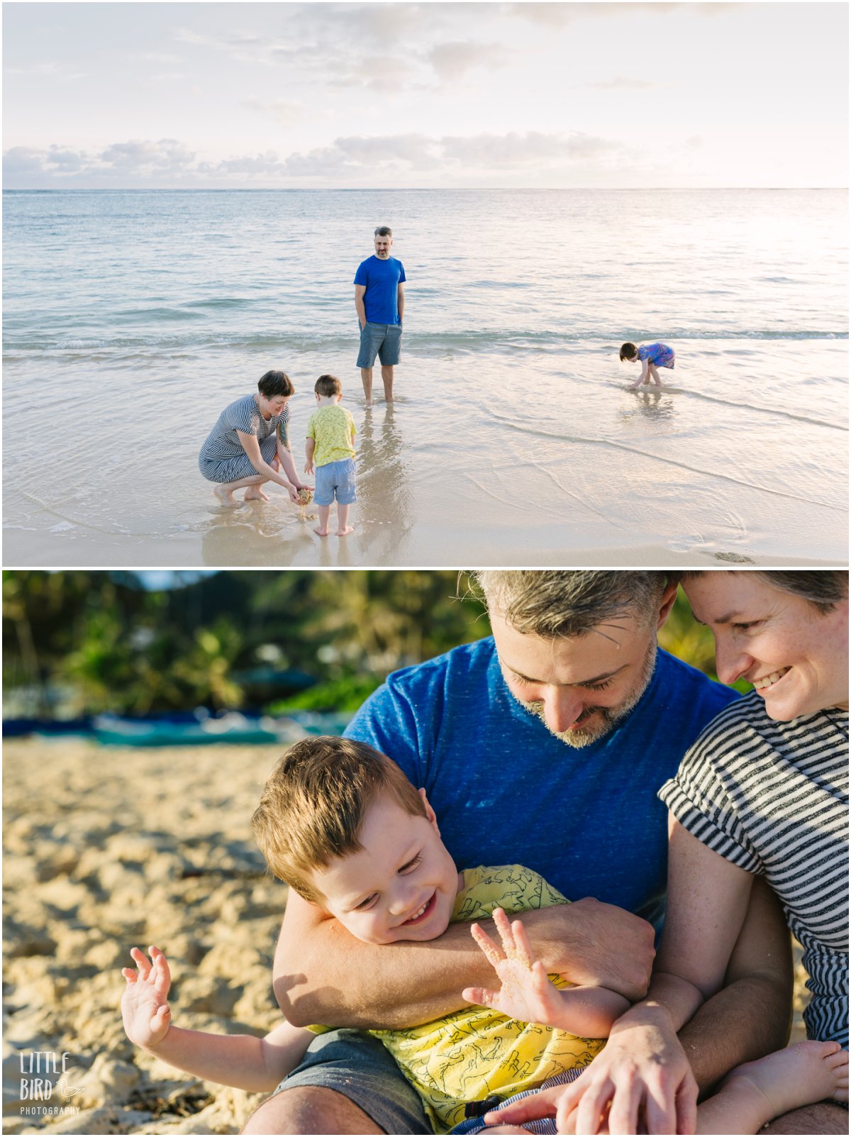 hawaii family lifestyle photographer at lanikai beach