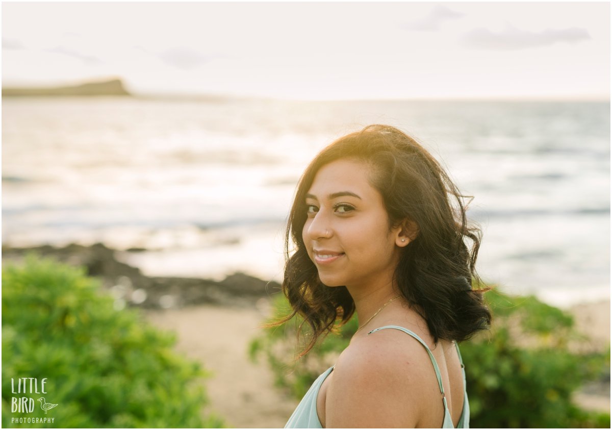 hawaii senior portraits at makapuu beach oahu