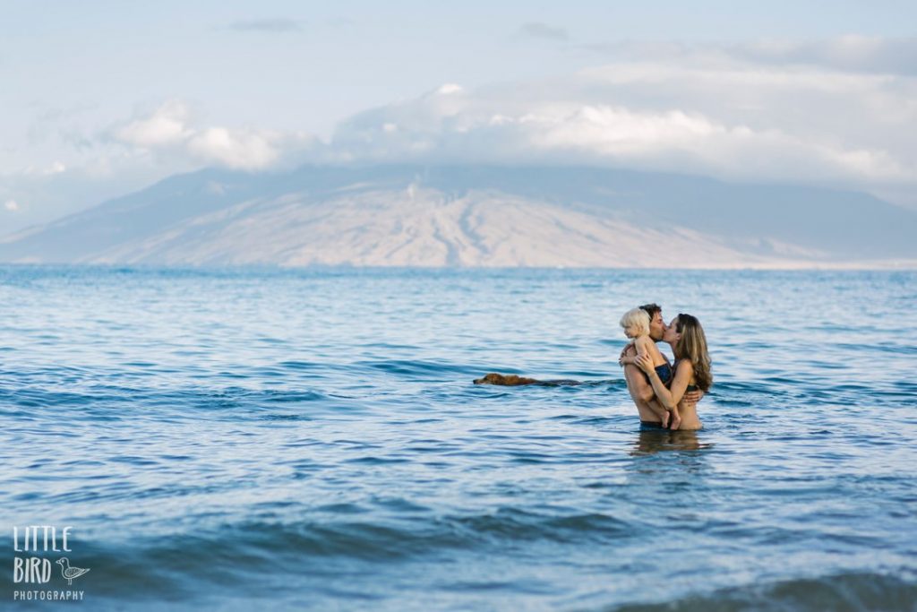 Ideas to help you feel more comfortable getting in the water for your photo session