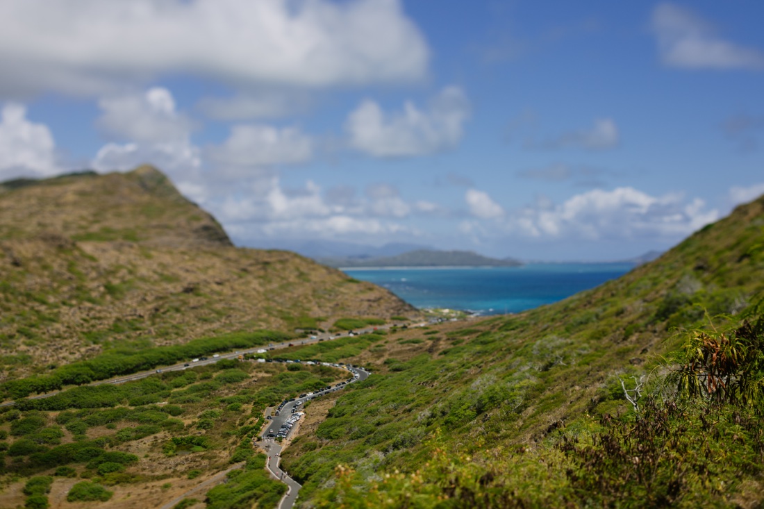 view of waimanalo bay from the makapuu lighthouse trail