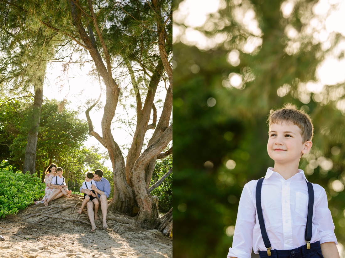 family portraits in hawaii by an Oahu Family Photographer 