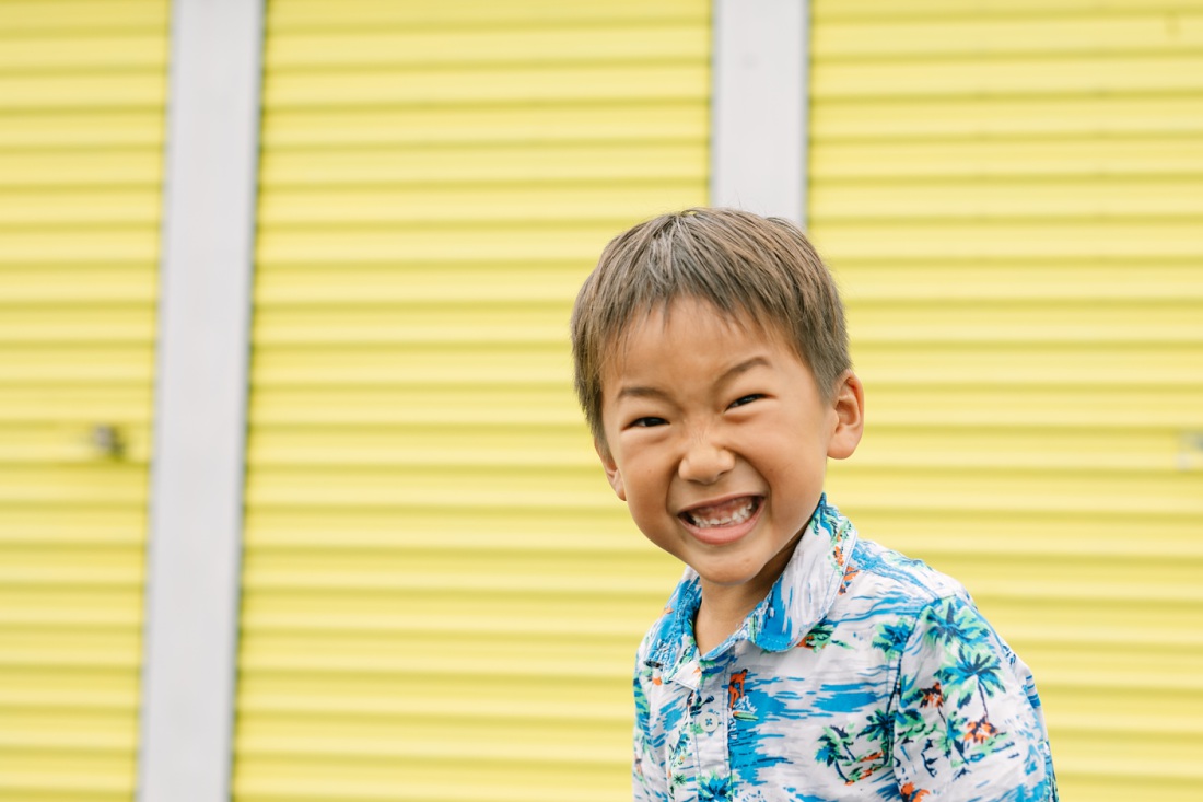 happy portrait of a boy