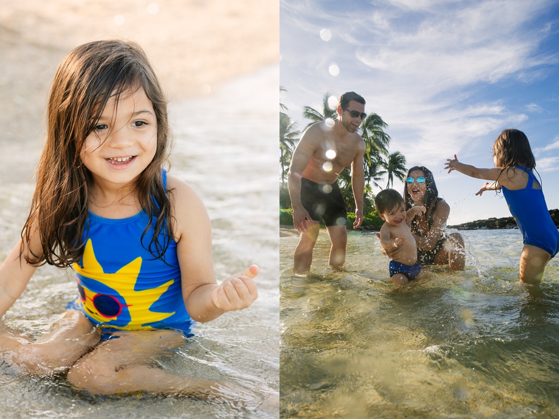 family portrait session in hawaii with a ko olina family photographer
