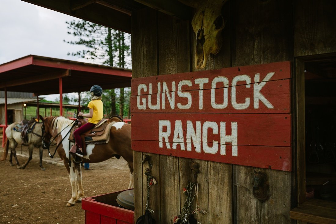horseback riding on oahu's north shore at gunstock ranch